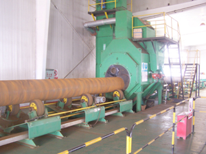 鋼管外拋丸機(jī)組